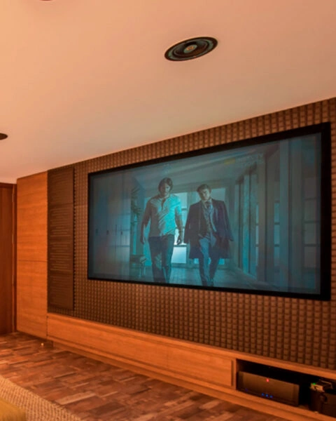 Sistema de cine en casa con tecnología avanzada de sonido y video para una experiencia de película premium